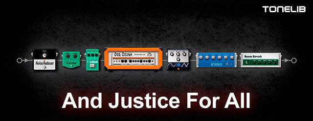  ToneLib GFX  user preset in the style of Metallica from the And Justice for All album