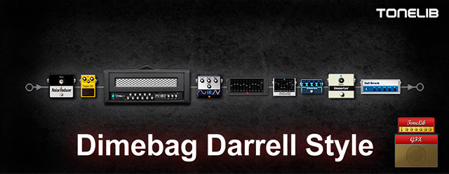 ToneLib GFX community preset - Dimebag Darrell Style