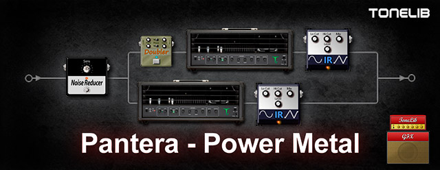 ToneLib GFX user preset in the style of Pantera from the album Power Metal