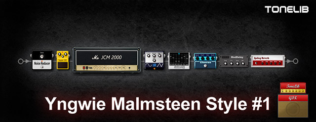 ToneLib GFX user preset in Yngwie Malmsteen style