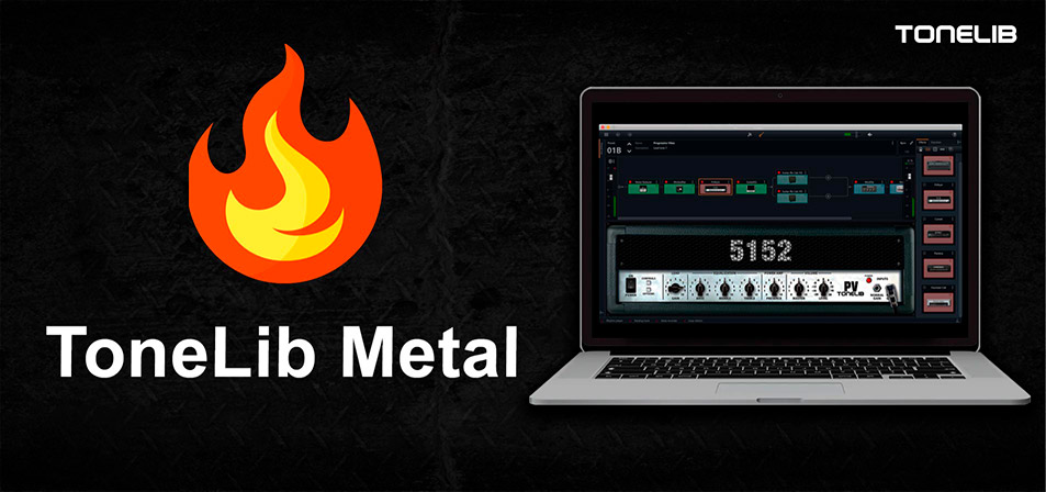 ToneLib Metal - Thumbnail with Logo and Standalone version of TL Metal.